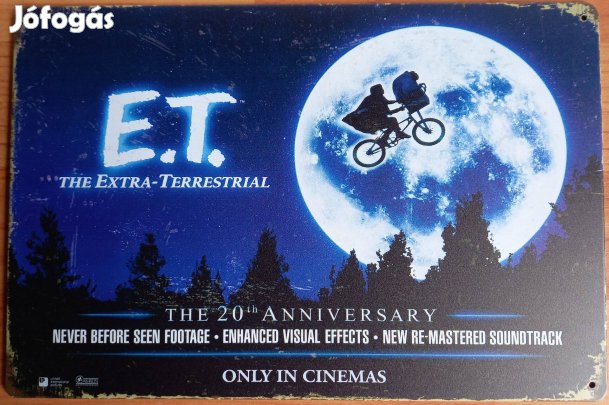 Dekorációs fém tábla (E.T.,)