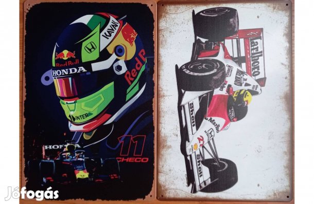 Dekorációs fém tábla (F1)