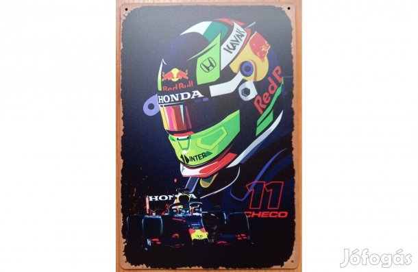 Dekorációs fém tábla (Forma 1