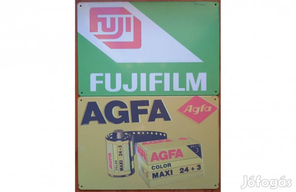 Dekorációs fém tábla (Fujifilm - AGFA )