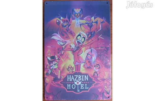 Dekorációs fém tábla (Hazbin Hotel)