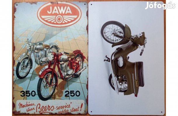 Dekorációs fém tábla (JAWA 350, 250, 20)