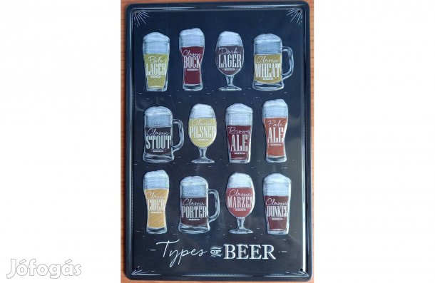 Dekorációs fém tábla (SÖR Félék -)