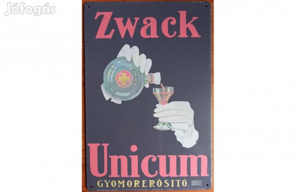 Dekorációs fém tábla (Unicum)