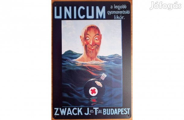 Dekorációs fém tábla (Unicum)