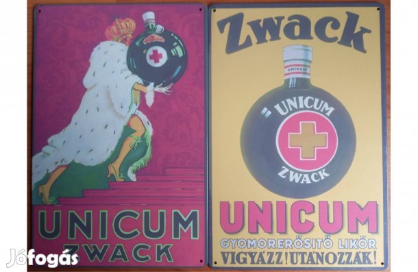Dekorációs fém tábla (Unicum - Anno - )