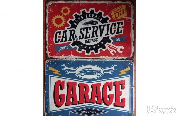 Dekorációs fém tábla ( CAR Garage )