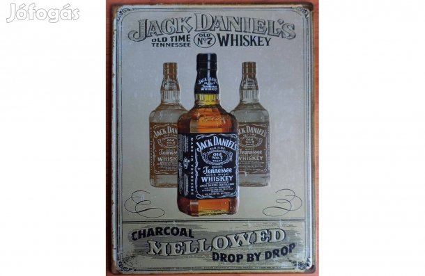 Dekorációs fém tábla - Jack Daniel'S - 30X40CM Dombornyomott
