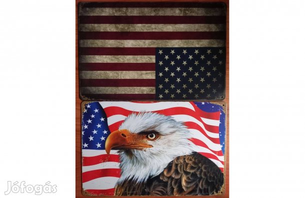 Dekorációs fém tábla ( USA - )