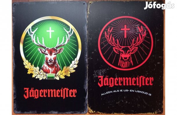 Dekorációs fém tábla (- Jagermeister - )