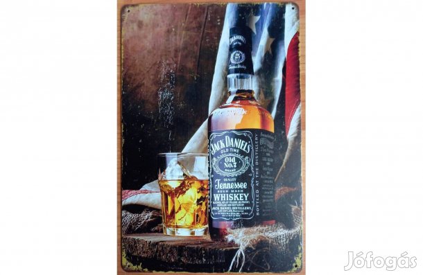 Dekorációs fém tábla ( - Jack Daniels OLD No.7 Whisky - )