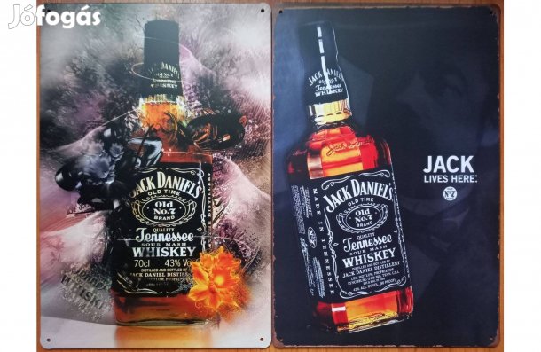 Dekorációs fém tábla ( - Jack Daniels - Tennessee Whiskey -