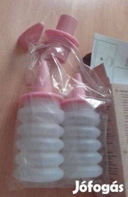 Dekorációs készlet sütemény és muffin díszítéshez, szilikon habzsák