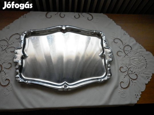 Dekorativ Nagyméretű Alpakka Tálca