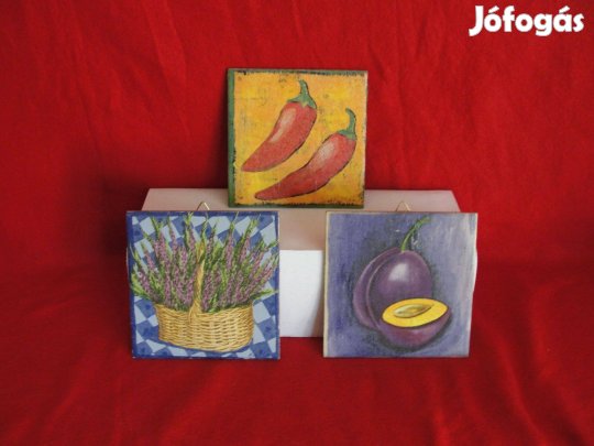 Dekupázs csempekép 15*15 cm darabár