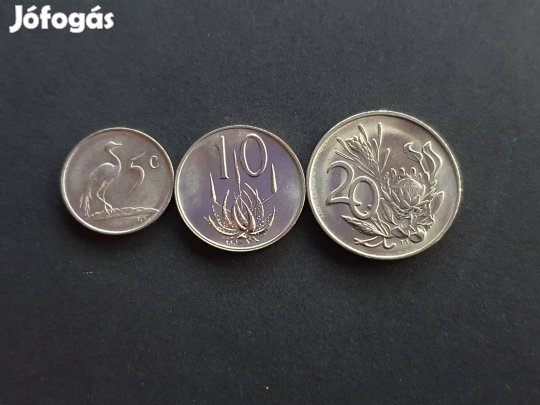 Dél-Afrika érmék (3 db egyben):