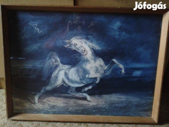 Delacroix: Villámlástól megriadt ló