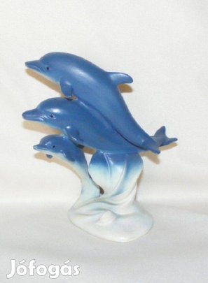 Delfin figura, dekoráció