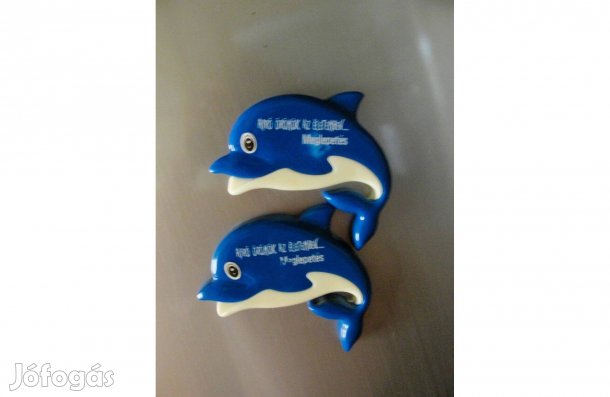 Delfin hűtőmágnes és sörnyitó darabár