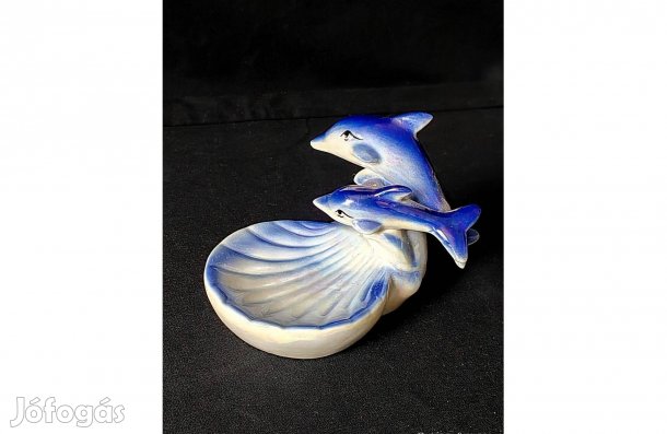 Delfines Hamutartó, nipp, ékszer- szappantartó