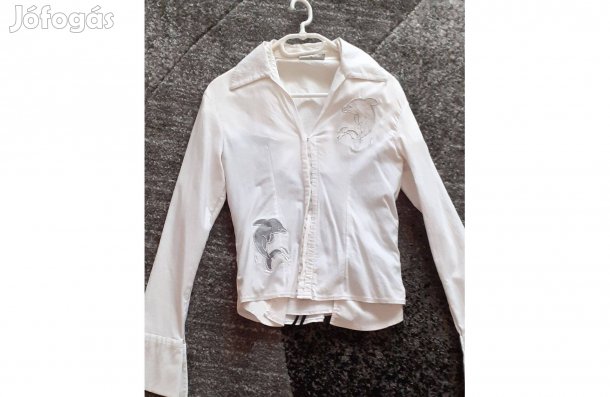 Delfines fehér ing S