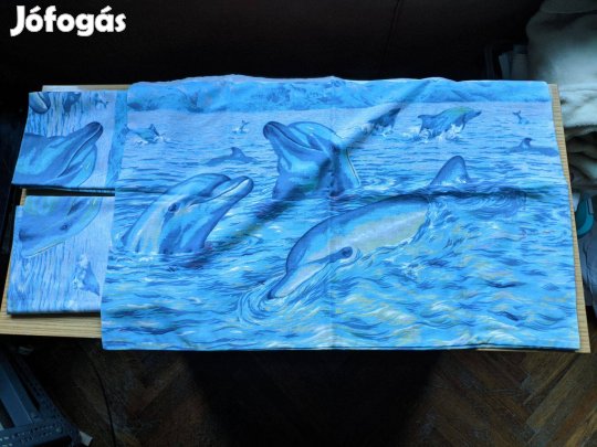 Delfines nagy párna húzat foglalt