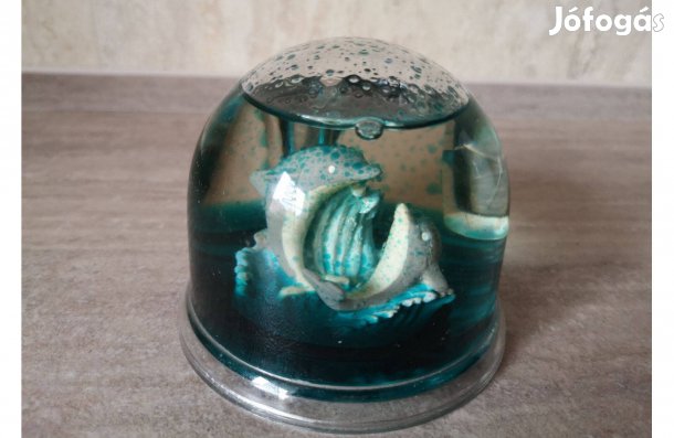 Delfines témájú ceruzatartó/asztali dísz