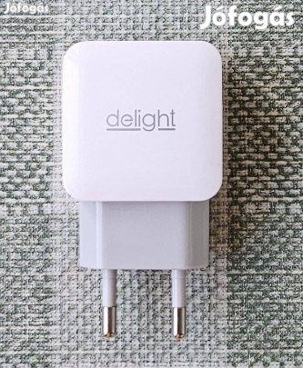 Delight USB töltőadapter, Vqct-T656 / 550545,, 5V, 1.2A, 6W