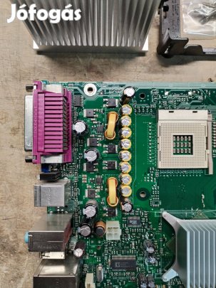 Dell 0WF887 (AA D28751-401) socket 478 alaplap CPU hűtővel