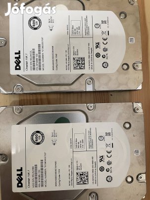 Dell 600 Gb sas hdd 2db ,RAID vezérlő