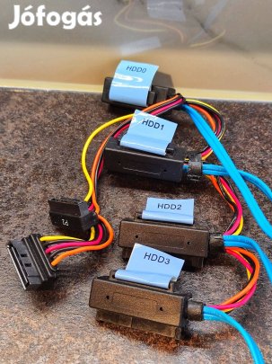 Dell Amphenol Mini-SAS (Sff-8087) - 4x SATA Kábel (042N7H)