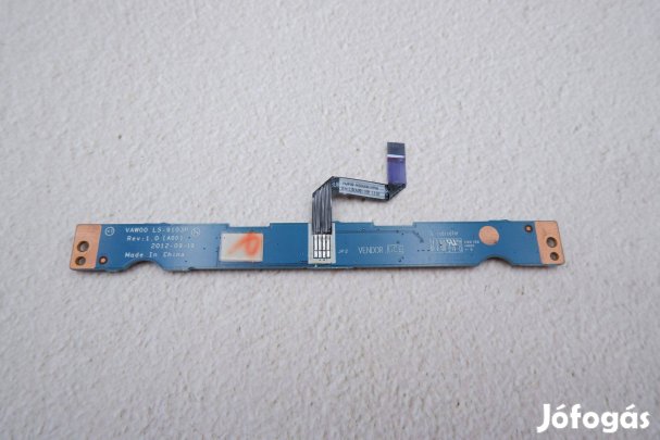 Dell Inspiron 15 5521 3521 5537 laptop egér gomb panel Nbx00019P00 LS-