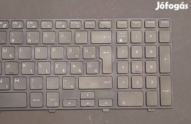 Dell Inspiron 3542 5558 Latitude 3550 Magyar világító billentyűzet