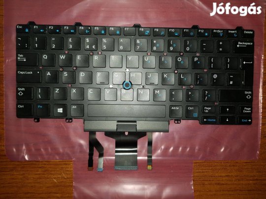 Dell Latitude 7490 angol világítós billentyűzet