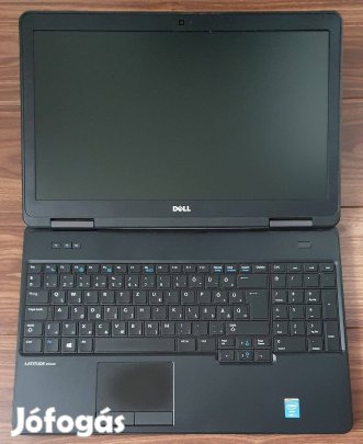 Dell Latitude E5540 gyári magyar billentyűzet i5 CPU jó akku!