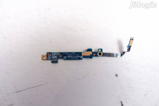 Dell Latitude E7240 laptop média hangerő gomb panel LS-9434P Nbx0001C5