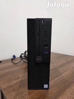 Dell Optiplex 3060 kisméretű számítógép (i3, 8gb, 240 GB SSD)