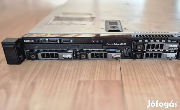 Dell Poweredge R330 szerver Xeon E3-1230 v6 / 32GB RAM / 6TB SAS RAID