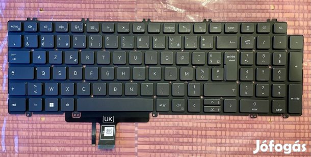 Dell Precision 35xx 76xx 77xx Latitude 55xx FRA vil.billentyűzet ^{