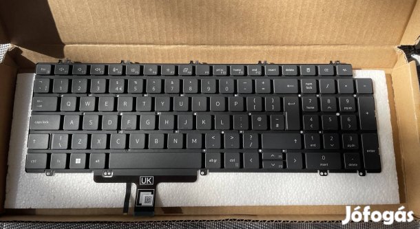 Dell Precision 35xx 76xx 77xx Latitude 55xx UK vil.billentyűzet ^}