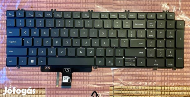 Dell Precision 35xx 76xx 77xx Latitude 55xx USA vil. billentyűzet ^{