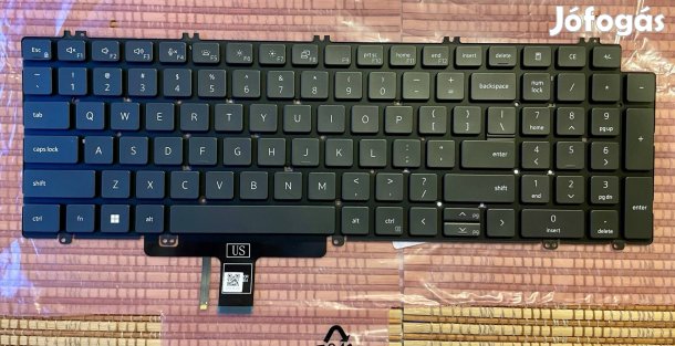 Dell Precision 35xx 76xx 77xx Latitude 55xx USA vil. billentyűzet ^}