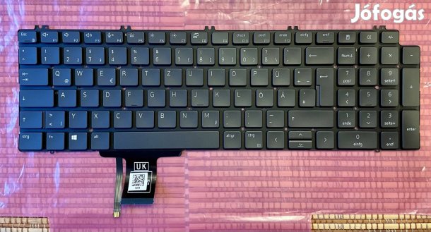Dell Precision 7550 7560 7750 7760 GER vil.billentyűzet +#