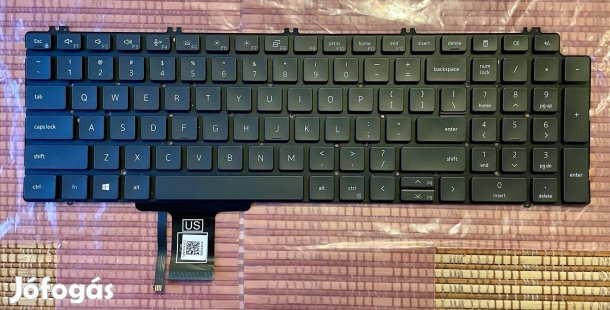 Dell Precision 7550 7560 7750 7760 USA vil.billentyűzet +#