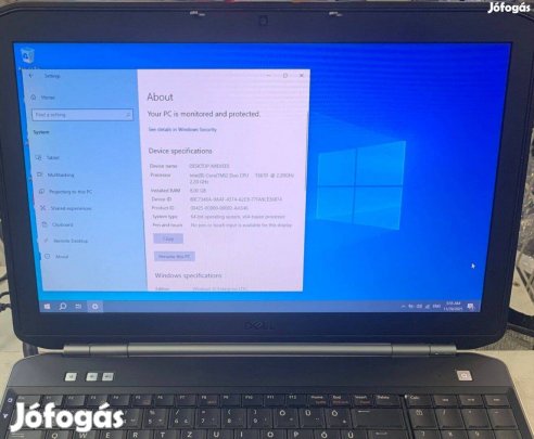 Dell latitude E5520m 8/250 win10
