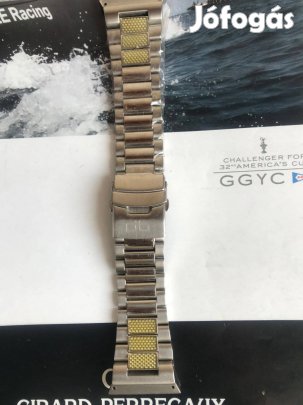 Delorean nemesacél óraszíj!22mm széles.30mm-es tokcsatlakozású!