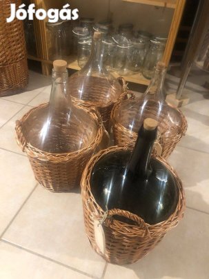 Demizson üvegballon boros pálinkás üveg ballon