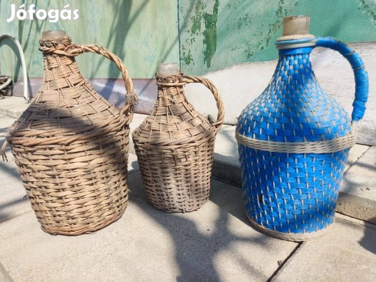 Demizsonok, boros üvegedények