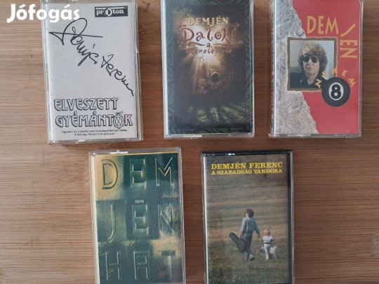 Demjén magnó kazetták (5 db egyben)