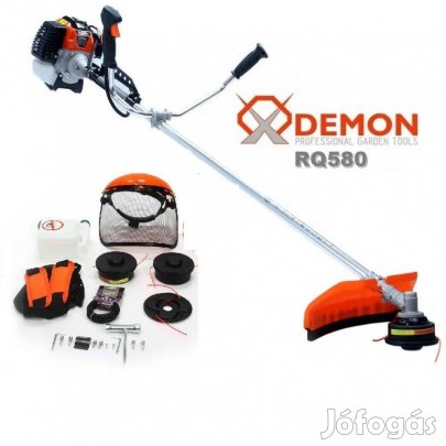 Demon RQ580 benzines fűkasza, 51,7cm , 8 tartozékkal